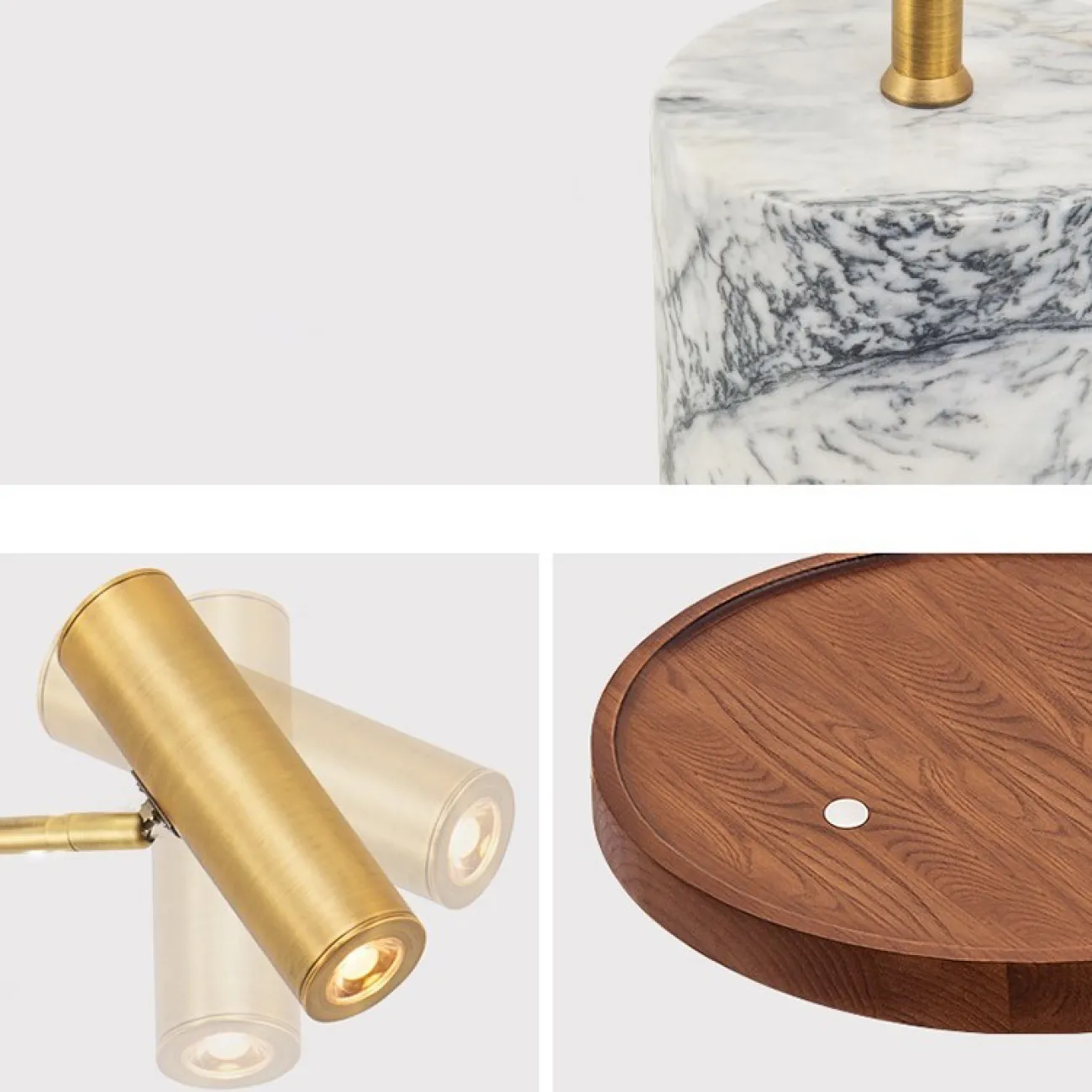 Торшер со столиком и USB зарядкой TALSI PLATE Торшер со столиком и USB зарядкой TALSI PLATE