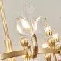 Люстра в американском стиле с орнаментом в форме листьев TRILIA
