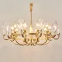 Люстра в американском стиле с орнаментом в форме листьев TRILIA