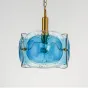 Дизайнерский подвесной светильник из цветного стекла TRINO