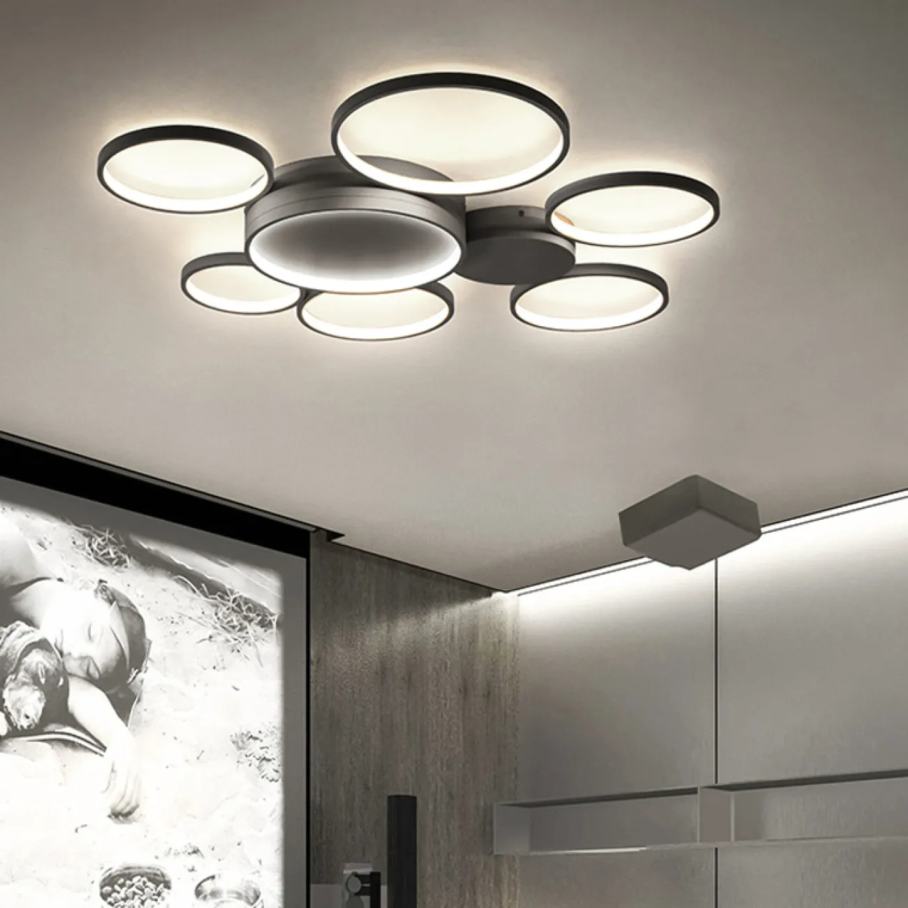 Серия потолочных светильников TWINE