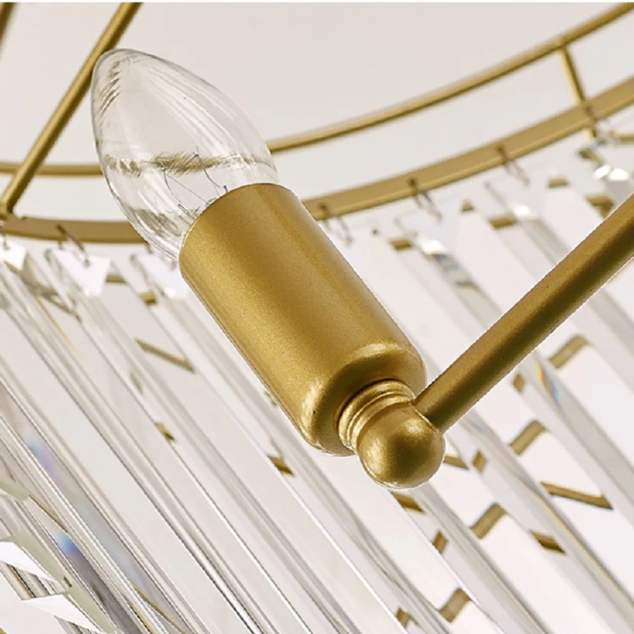 Дизайнерская люстра из стекла VELM