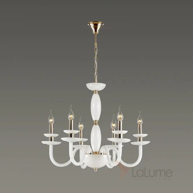 Серия люстр со стилизованными под свечи плафонами VERITY