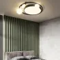 Потолочный светильник в виде комбинации круглого плафона с led-матрицей и шарообразных плафонов на кольцевом каркасе VESTA