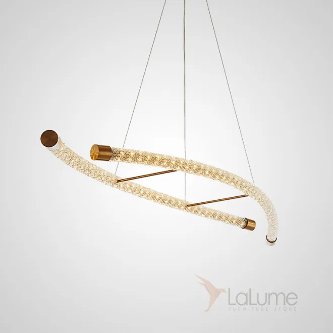 Дизайнерская светодиодная люстра на струнном подвесе VIDAGO DNA