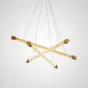 Дизайнерская светодиодная люстра на струнном подвесе VIDAGO WAND