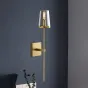 Бра из металла и плафоном из стекла WITTEN