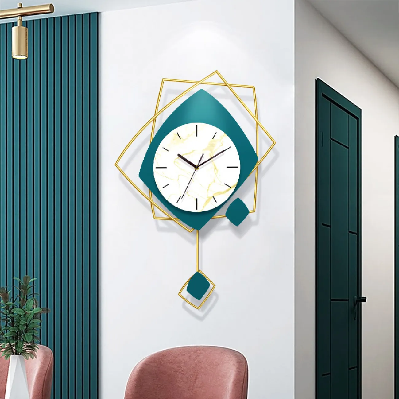 Современные роскошные скандинавские дизайнерские настенные часы LaLume-KKK20261-20