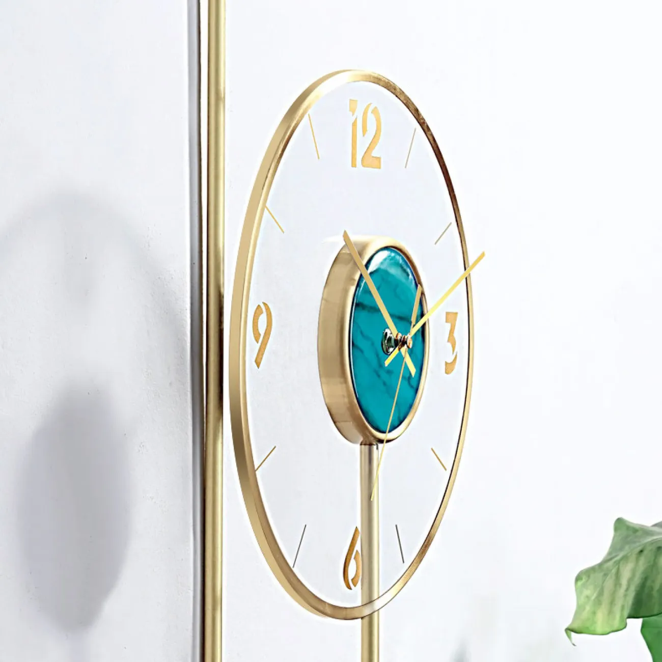 Дизайнерские часы Nordic, настенные для гостиной, кованое железо, современные декоративные часы LaLume-KKK20270-20 Дизайнерские часы Nordic, настенные для гостиной, кованое железо, современные декоративные часы LaLume-KKK20270-20