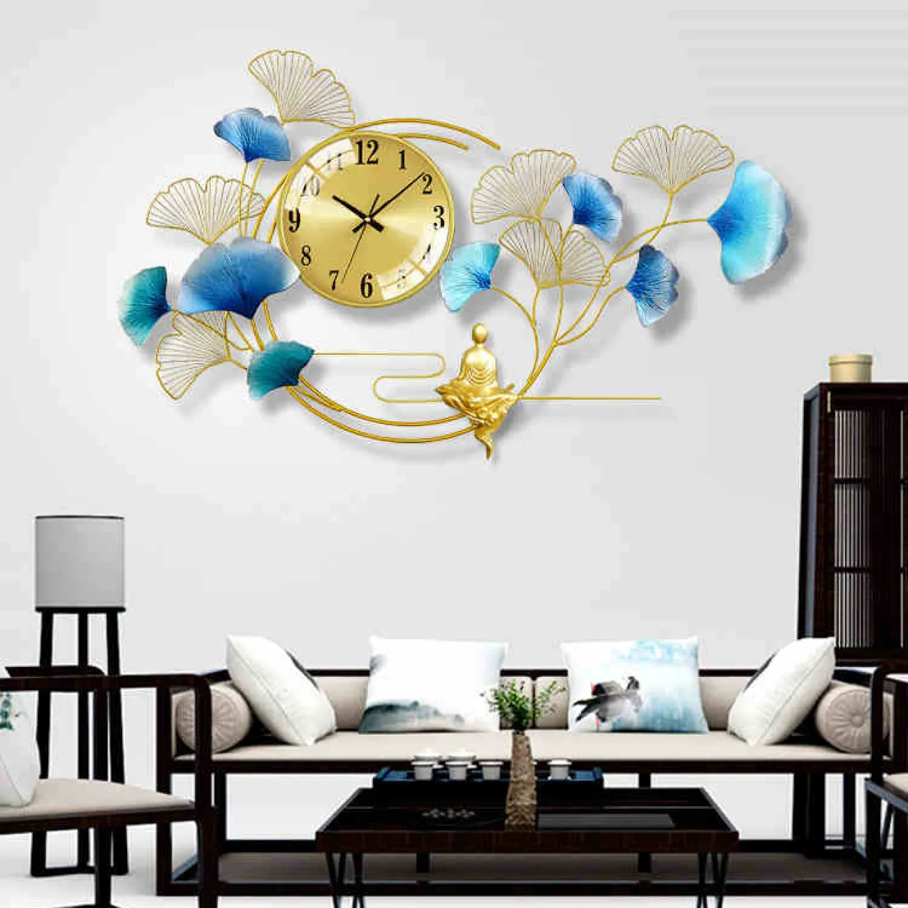 Новые часы в китайском стиле для гостиной, скандинавский цвет, роскошное художественное украшение LaLume-KKK20271-20