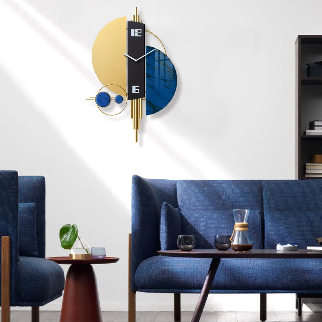 Роскошные настенные часы в скандинавском стиле для гостиной, индивидуальные минималистские часы  LaLume-KKK20274-20