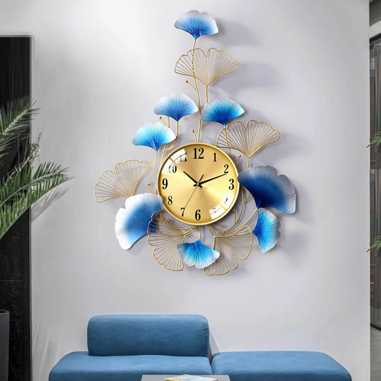 Светлые, стильные скандинавские настенные часы для гостиной, часы в стиле арт-деко  LaLume-KKK20275-20