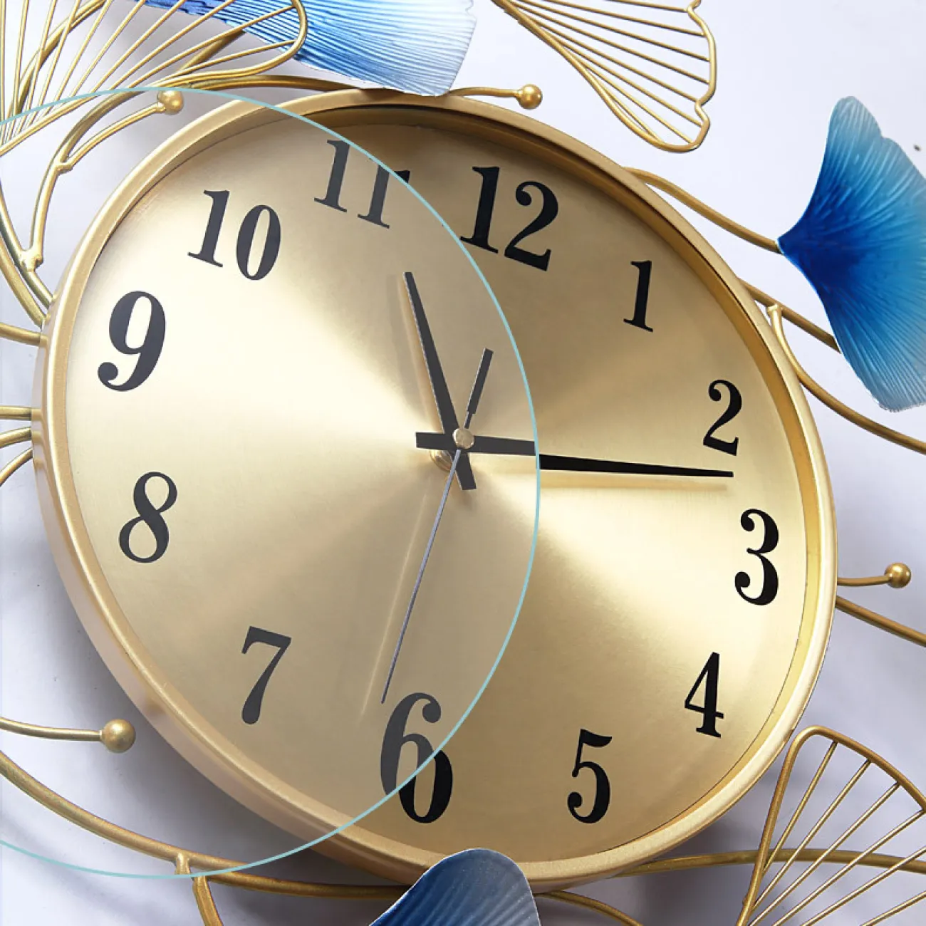 Светлые, стильные скандинавские настенные часы для гостиной, часы в стиле арт-деко  LaLume-KKK20275-20