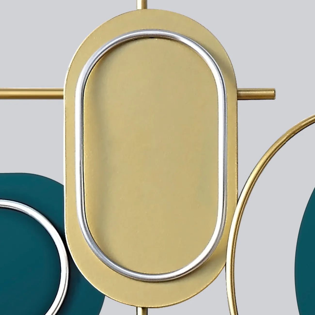 Дизайнерские часы "Овалы" в скандинавском стиле LaLume-KKK20297-20 Дизайнерские часы "Овалы" в скандинавском стиле LaLume-KKK20297-20