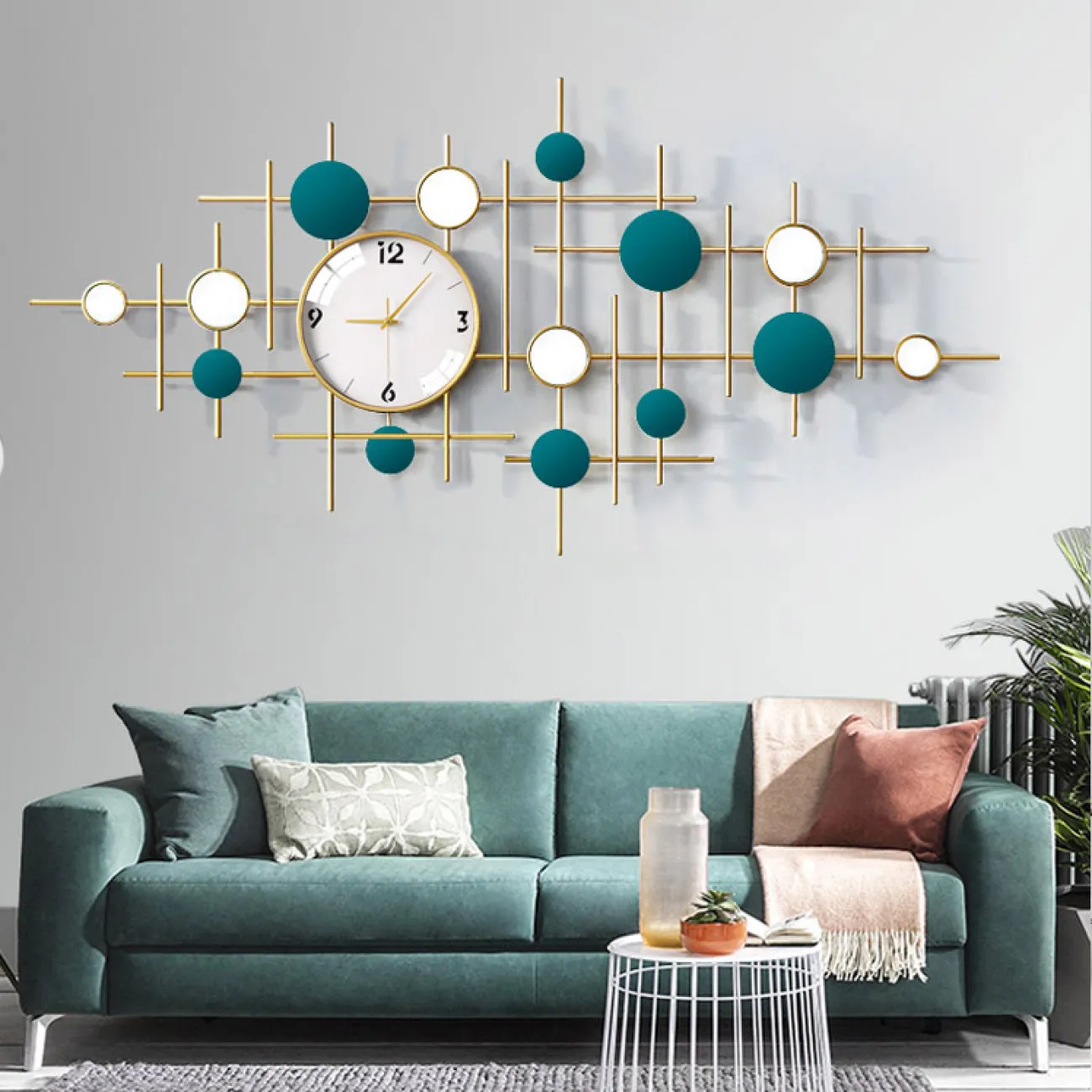 Дизайнерские настенные бесшумные круглые часы LaLume-KKK20298-20 Дизайнерские настенные бесшумные круглые часы LaLume-KKK20298-20