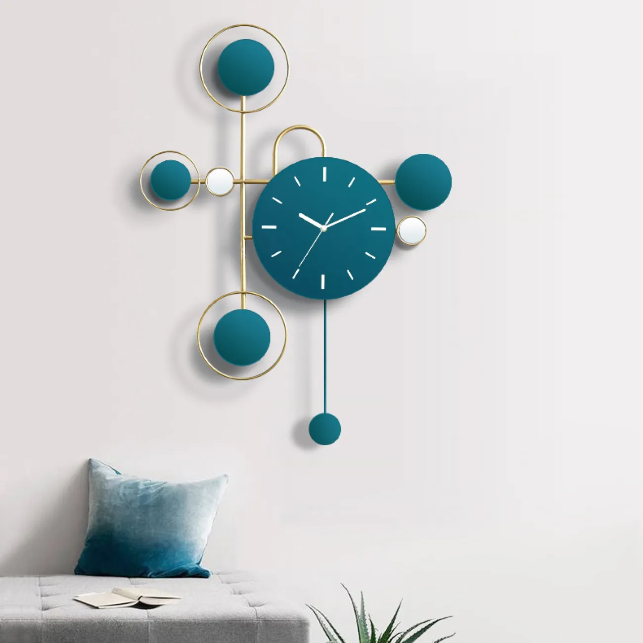 Дизайнерские настенные атмосферные часы LaLume-KKK20299-20 Дизайнерские настенные атмосферные часы LaLume-KKK20299-20