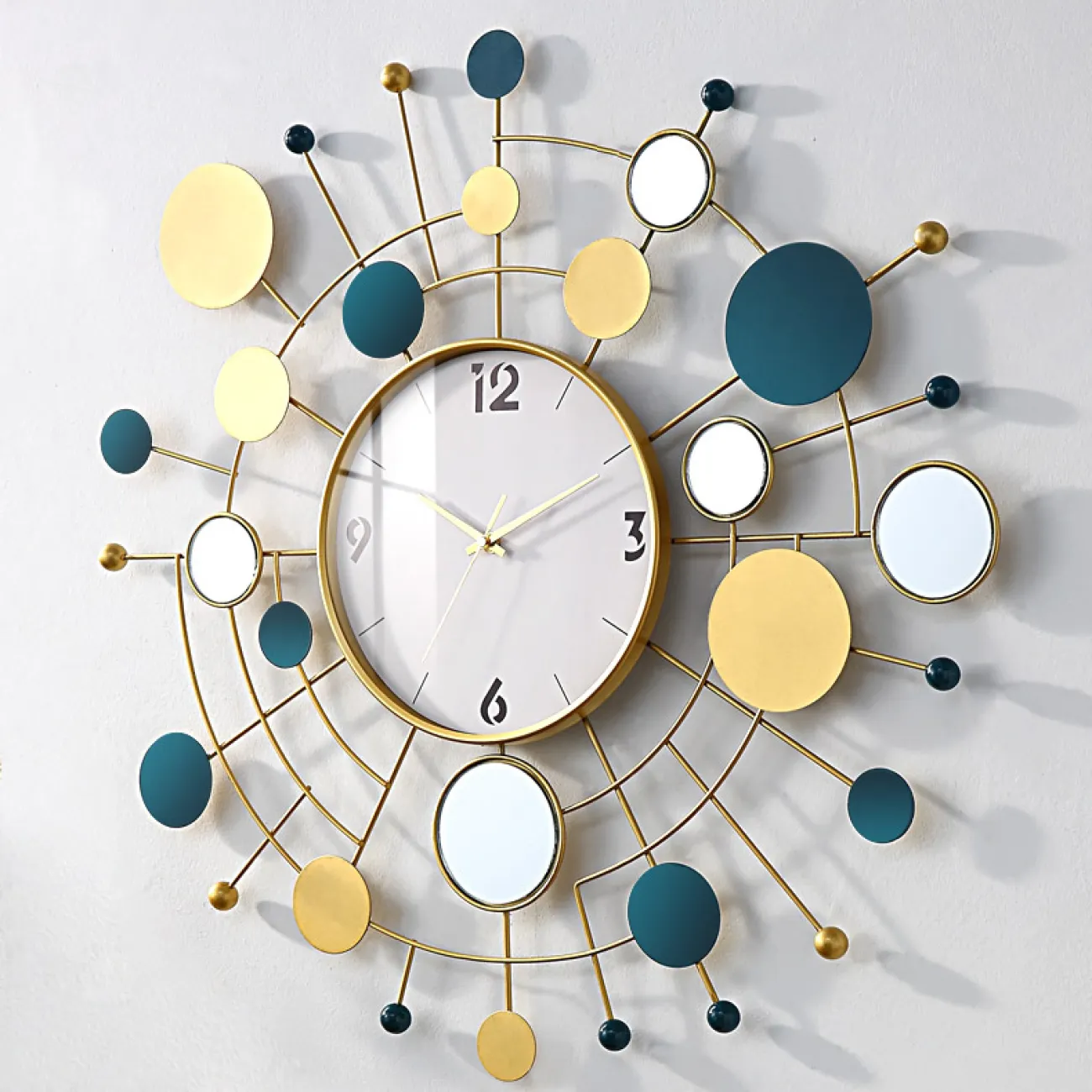 Дизайнерские настенные креативные часы "Солнце" LaLume-KKK20300-20