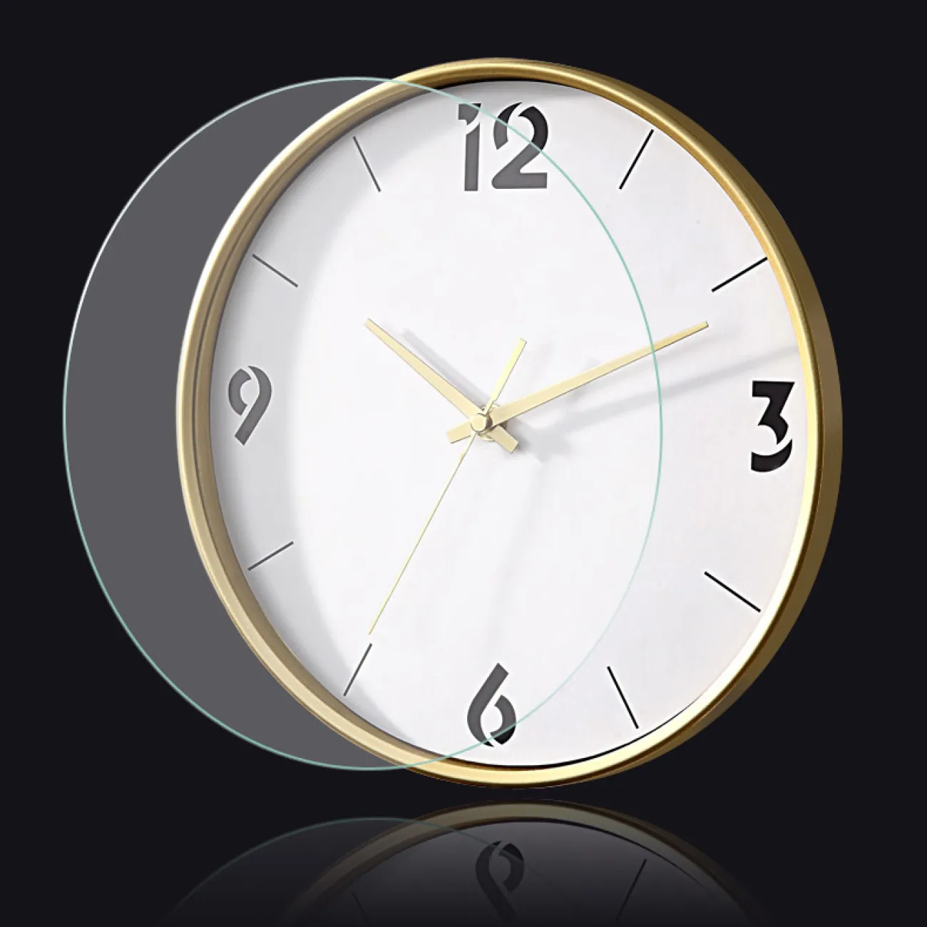 Дизайнерские настенные креативные часы "Солнце" LaLume-KKK20300-20