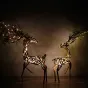 Интерьерный декор деревянная скульптура "Косуля" LaLume-IK20302-20