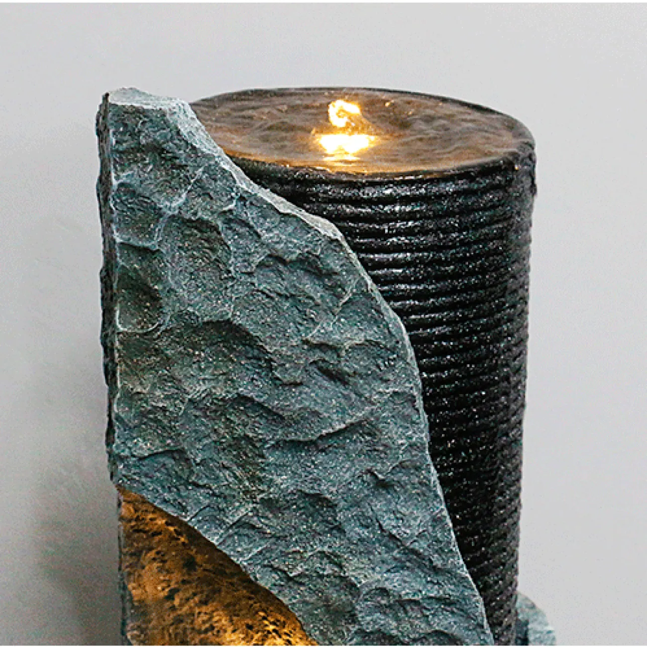 Дизайнерский вертикальный фонтан "Две свечи" LaLume-DF20308-20