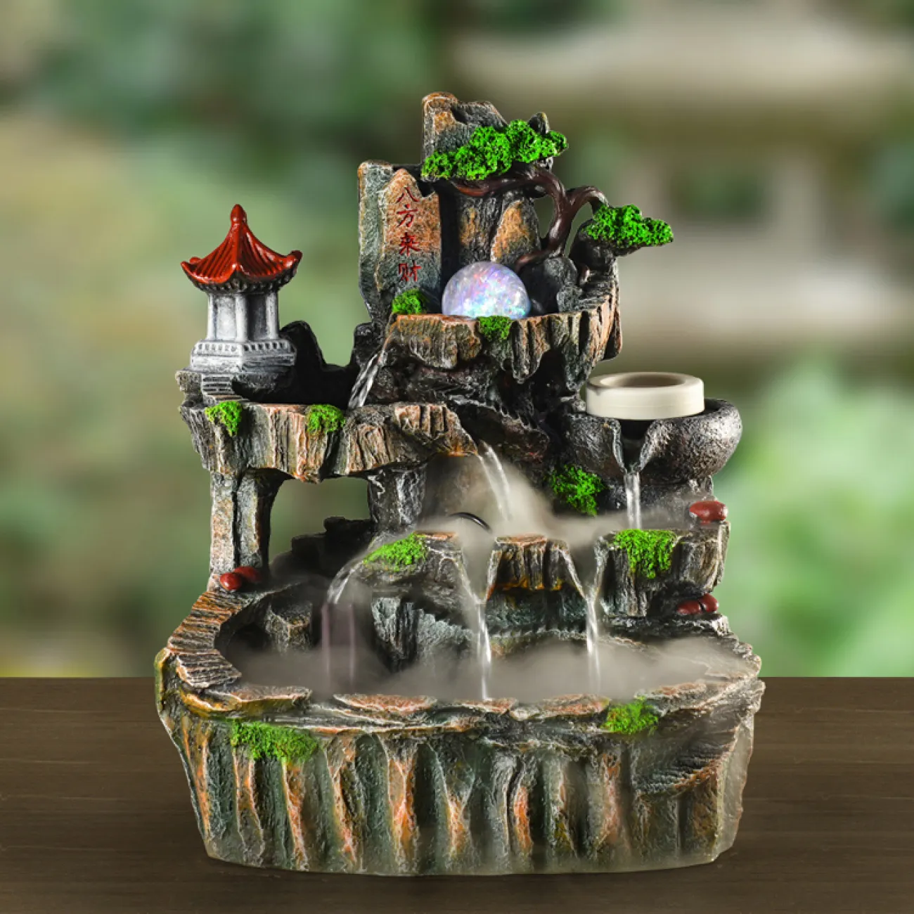 Дизайнерский увлажняющий фонтан с мельницей LaLume-DF20317-20