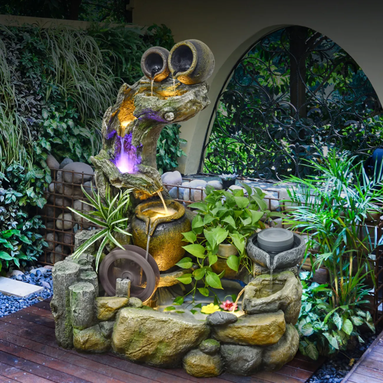 Дизайнерский вертикальный ламинарный фонтан LaLume-DF20323-20