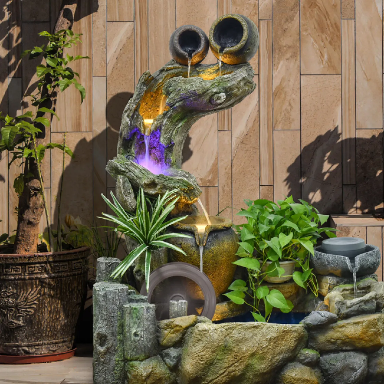 Дизайнерский вертикальный ламинарный фонтан LaLume-DF20323-20