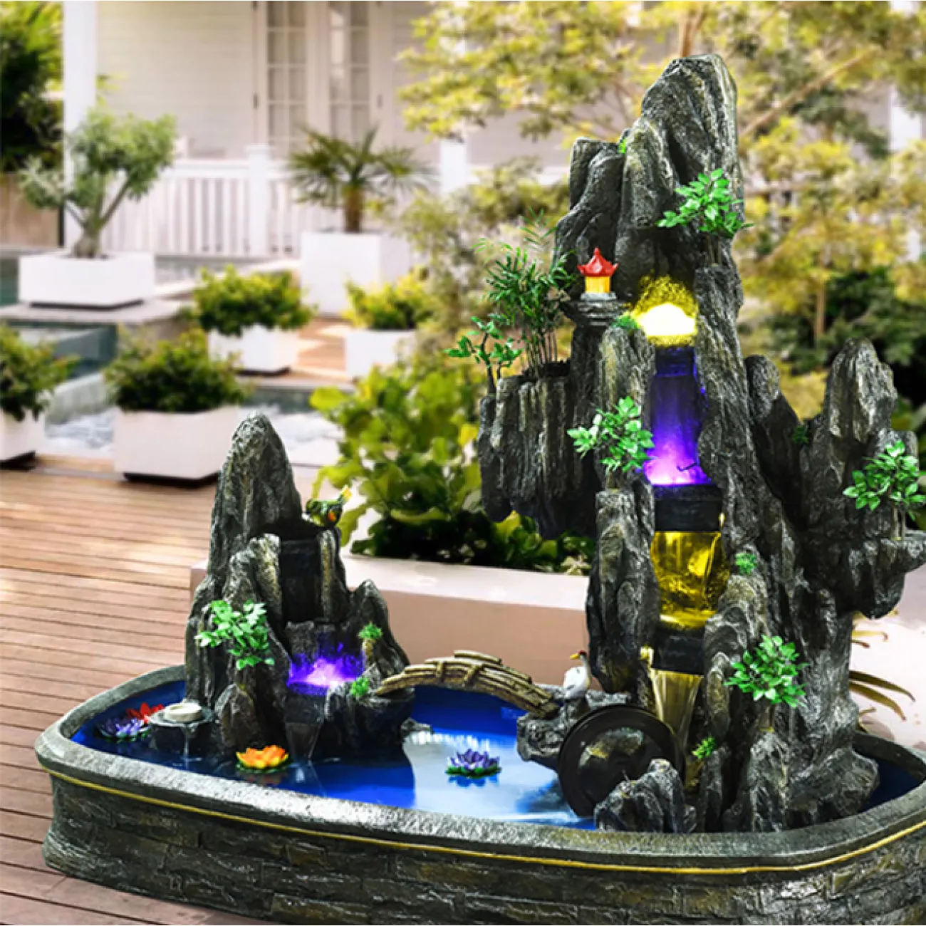 Дизайнерский увлажняющий ламинарный фонтан LaLume-DF20324-20