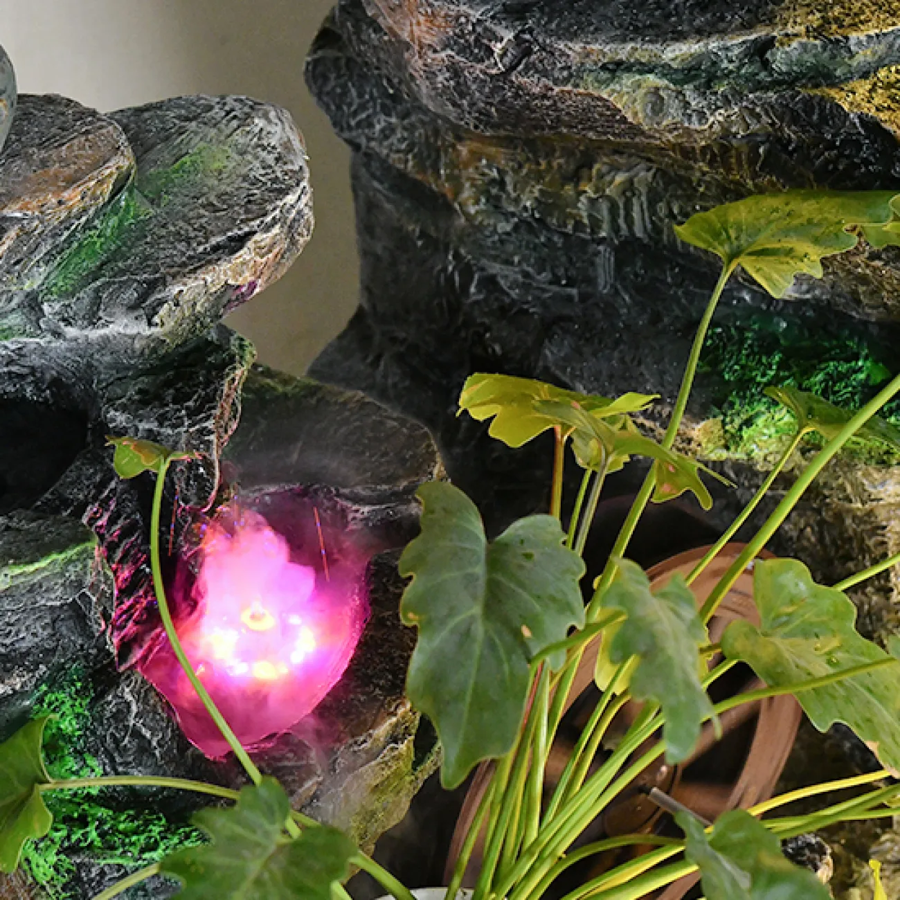 Дизайнерский ламинарный фонтан с подсветкой LaLume-DF20326-20