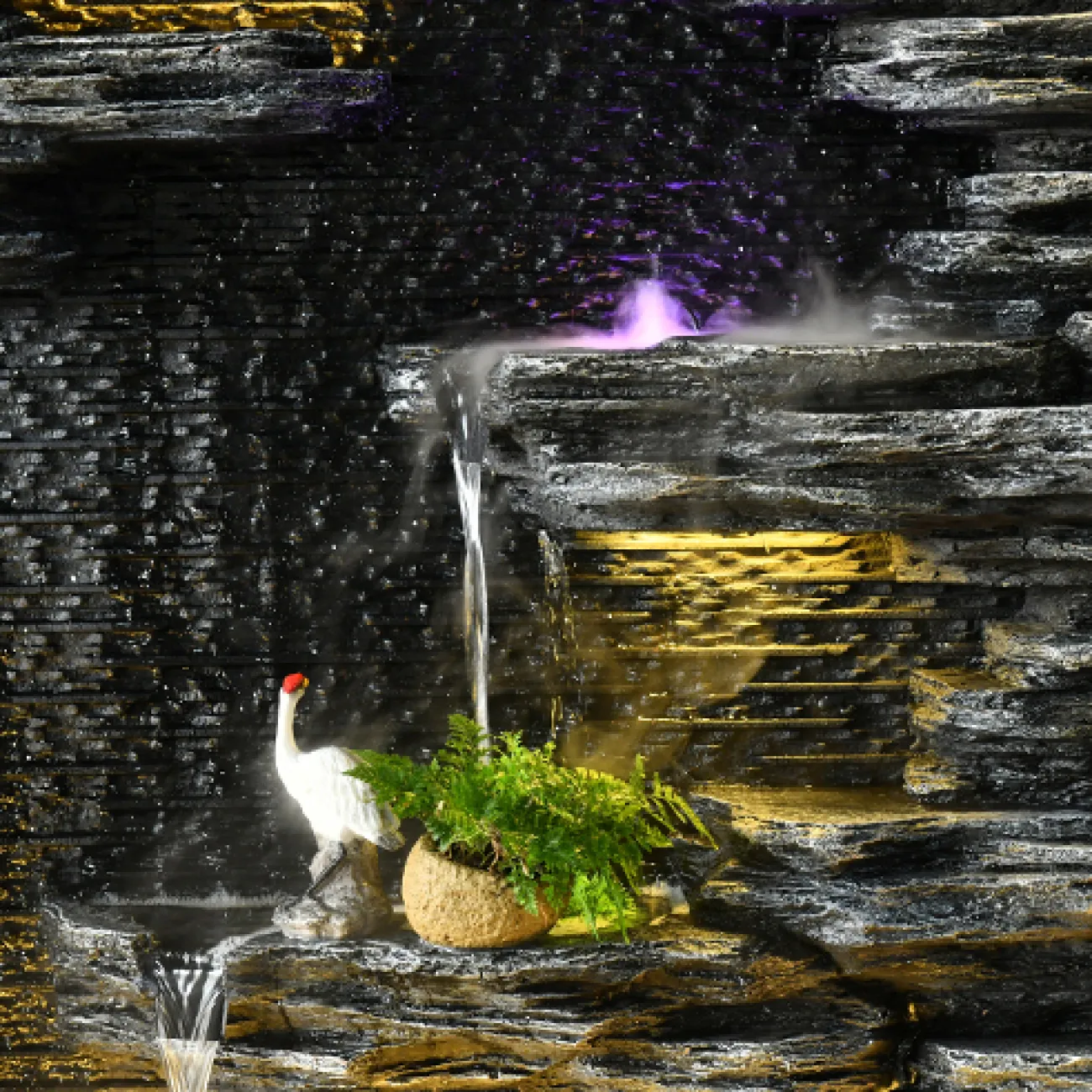 Дизайнерский ламинарный наборный фонтан LaLume-DF20327-20 Дизайнерский ламинарный наборный фонтан LaLume-DF20327-20