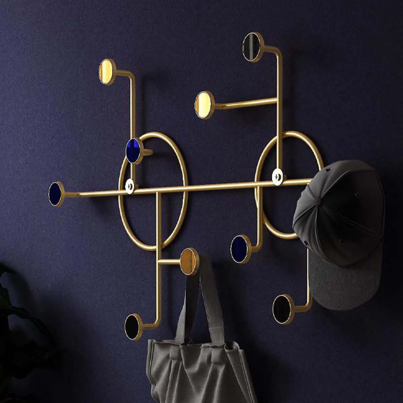 Дизайнерская настенная вешалка LaLume-DF20329-20 Дизайнерская настенная вешалка LaLume-DF20329-20