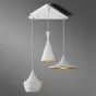 Потолочное крепление из металла треугольной формы CEILING MOUNT 10 от LaLume
