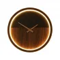 Светодиодный настенный светильник в виде деревянных круглых часов TIME WOOD ONE от LaLume