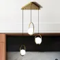 Потолочное крепление из металла треугольной формы CEILING MOUNT 7 от LaLume