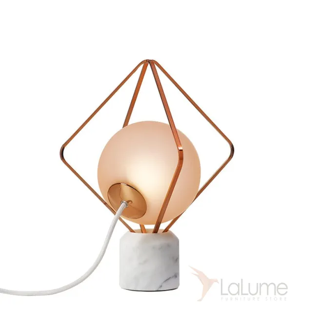 Настольная лампа в форме кристалла ADAMAS TAB от LaLume