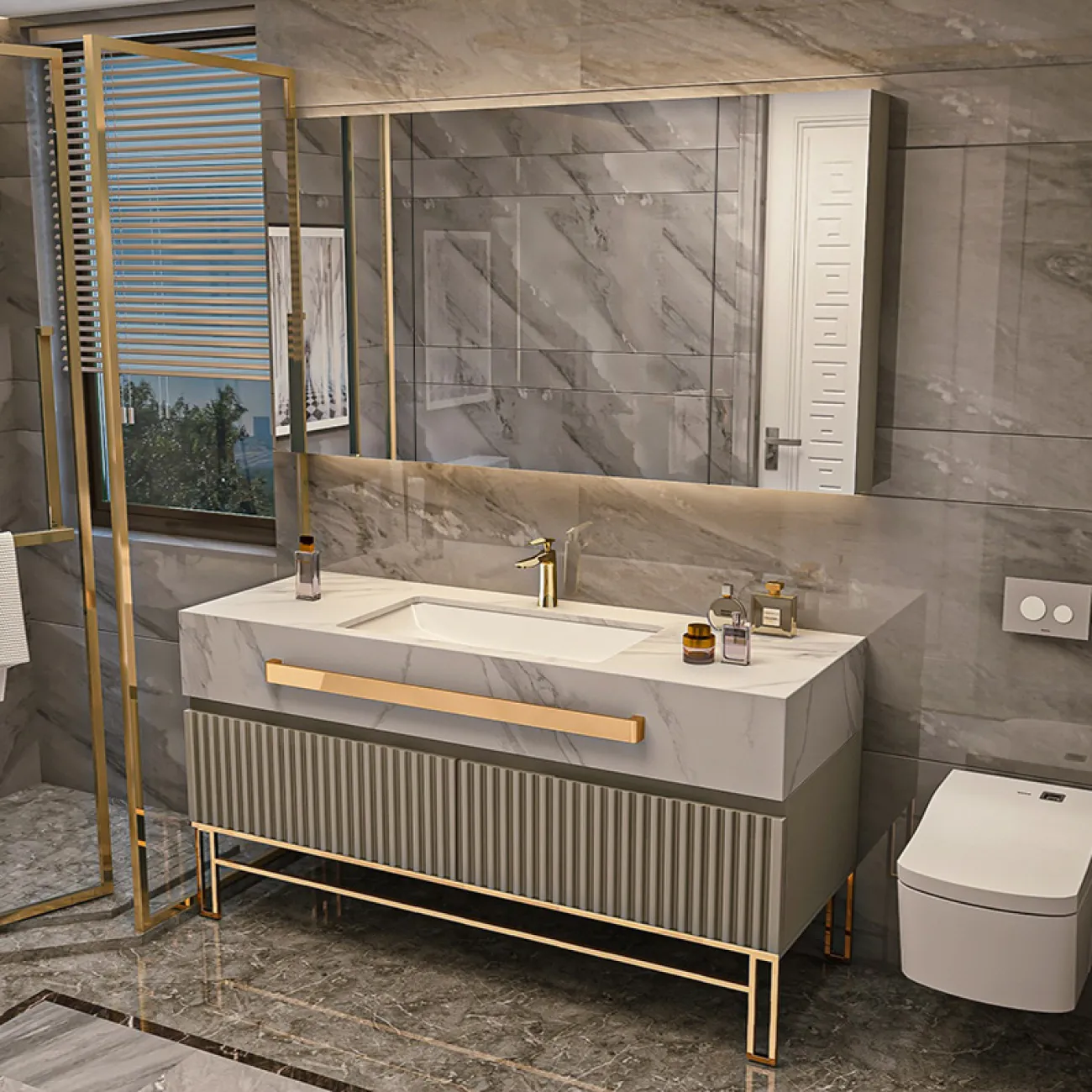 Мебель для ванной LaLume AR22181-23 подвесная