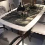 Обеденный стол с мраморной столешницей LaLume MB22342-23