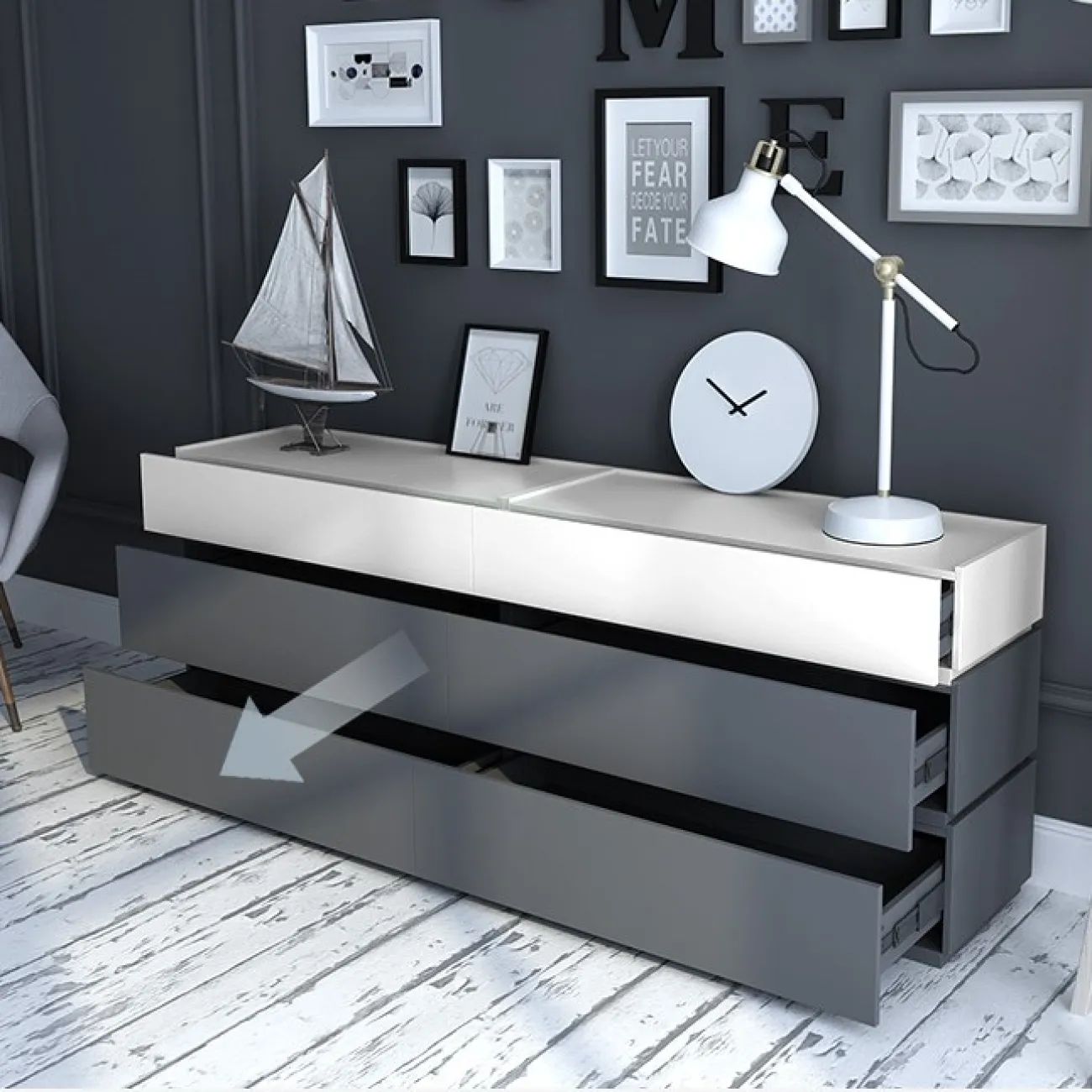 Комод LaLume MB22343-23 от LaLume Комод LaLume MB22343-23 от LaLume