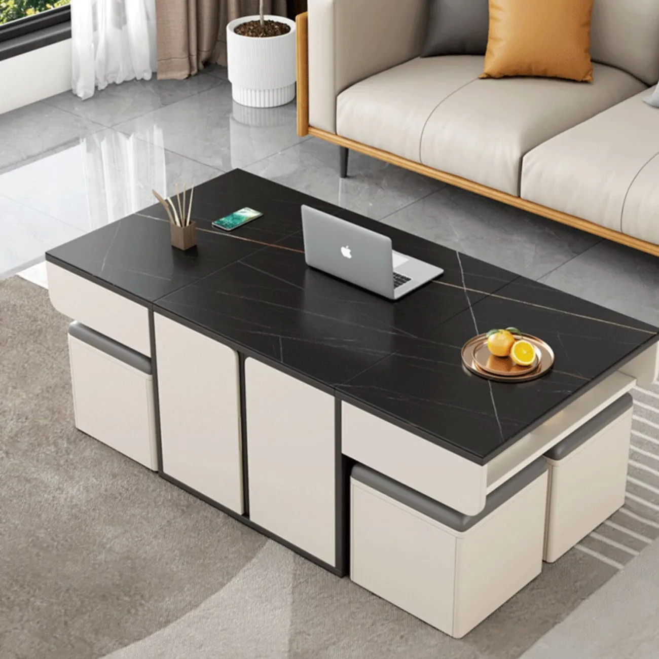 Многофункциональный чайный столик ST22323-06 от LaLume Многофункциональный чайный столик ST22323-06 от LaLume