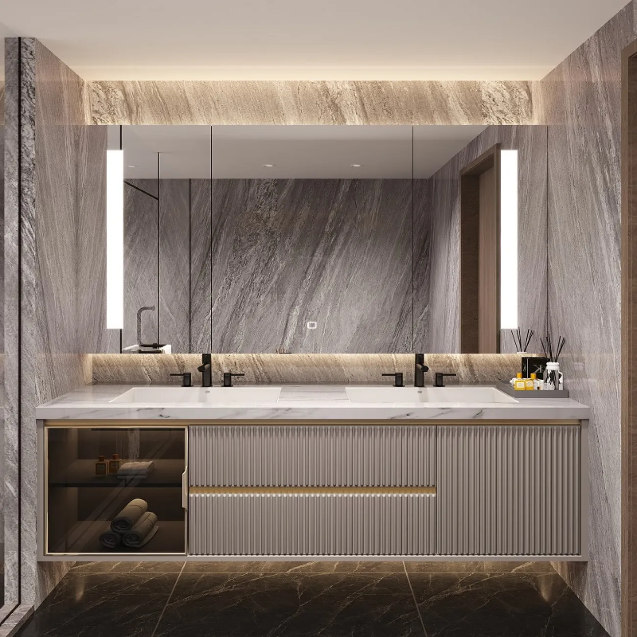 Мебель для ванной LaLume AR22167-23 подвесная