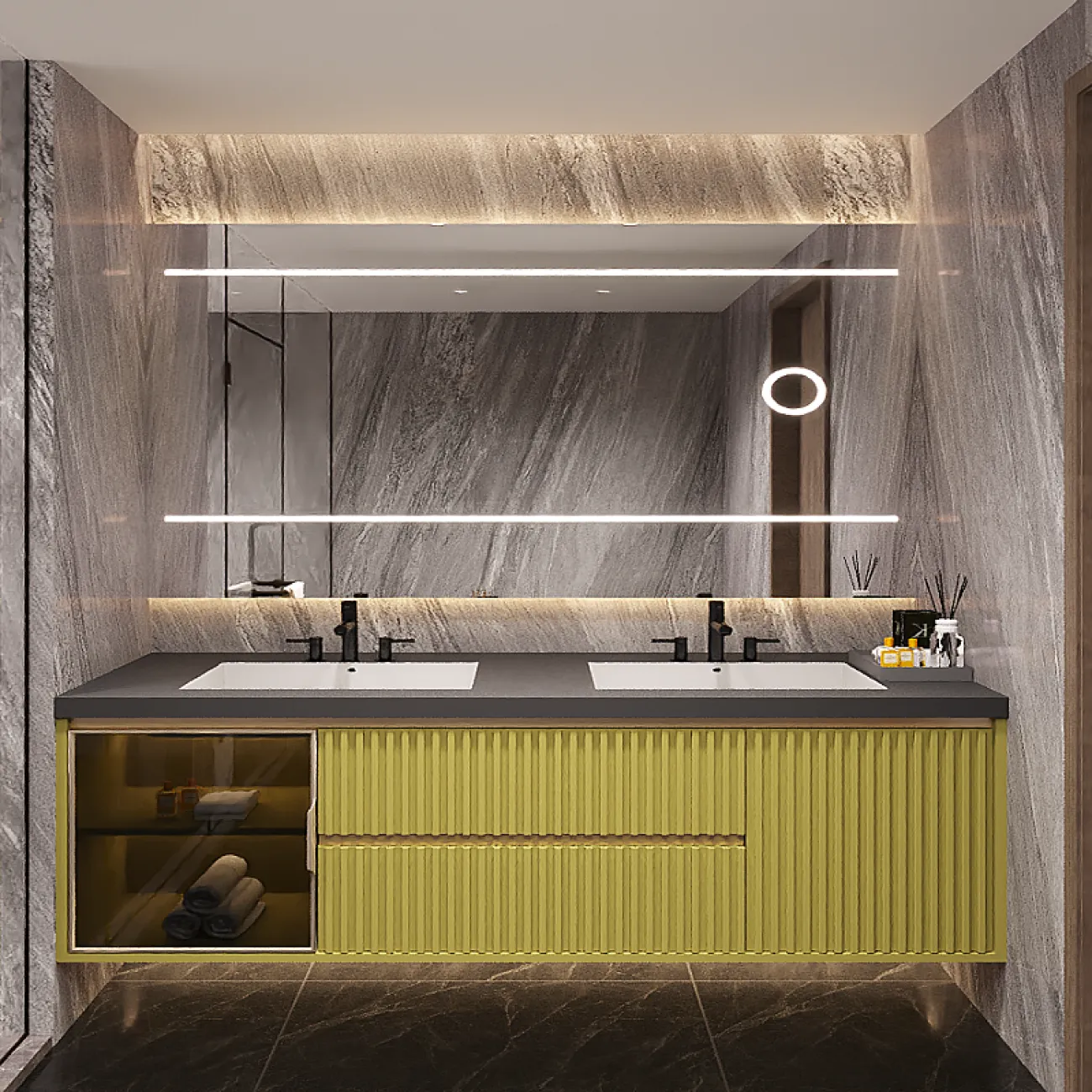 Мебель для ванной LaLume AR22167-23 подвесная