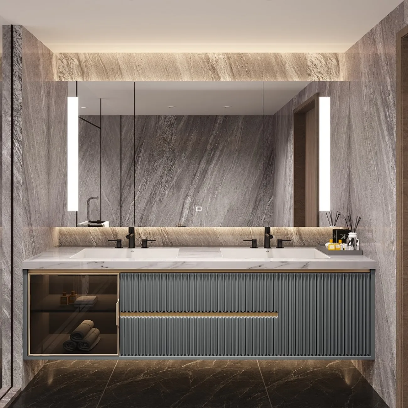 Мебель для ванной LaLume AR22167-23 подвесная