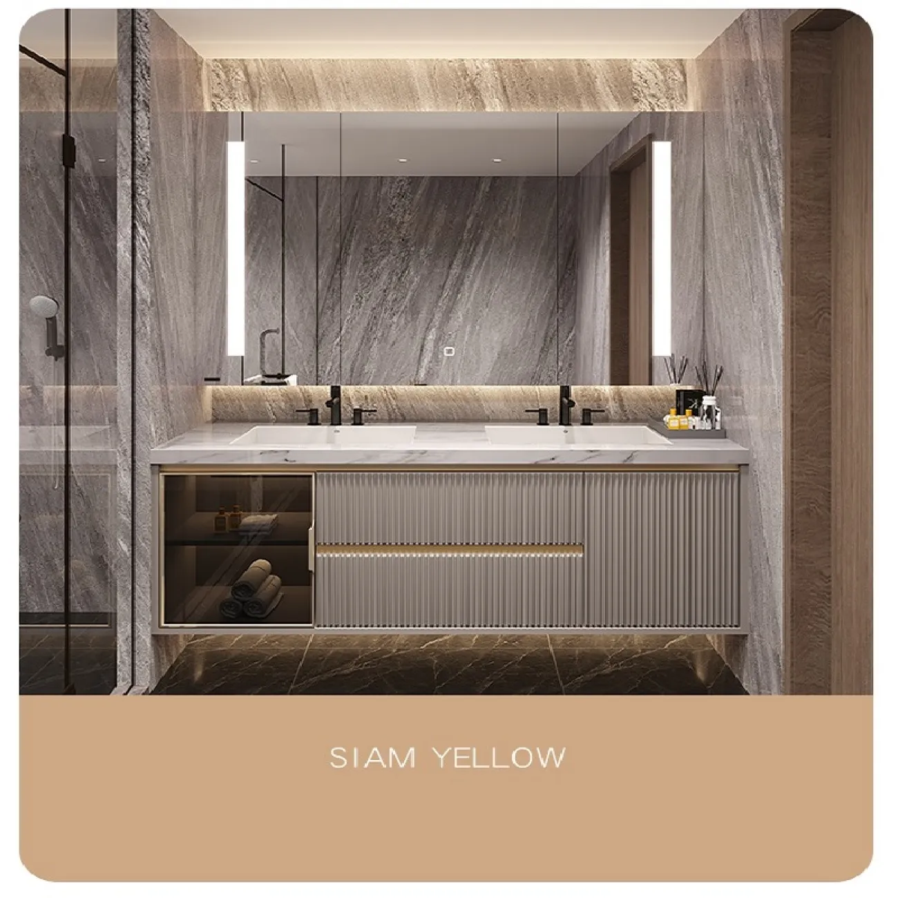 Мебель для ванной LaLume AR22167-23 подвесная