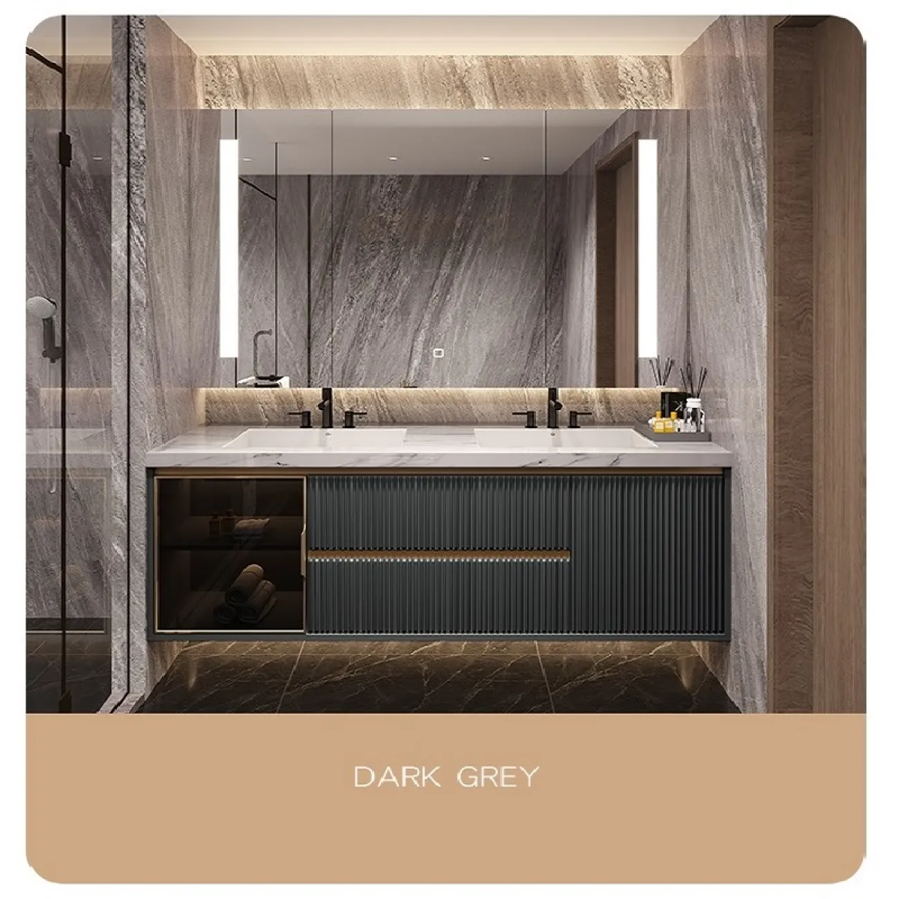 Мебель для ванной LaLume AR22167-23 подвесная