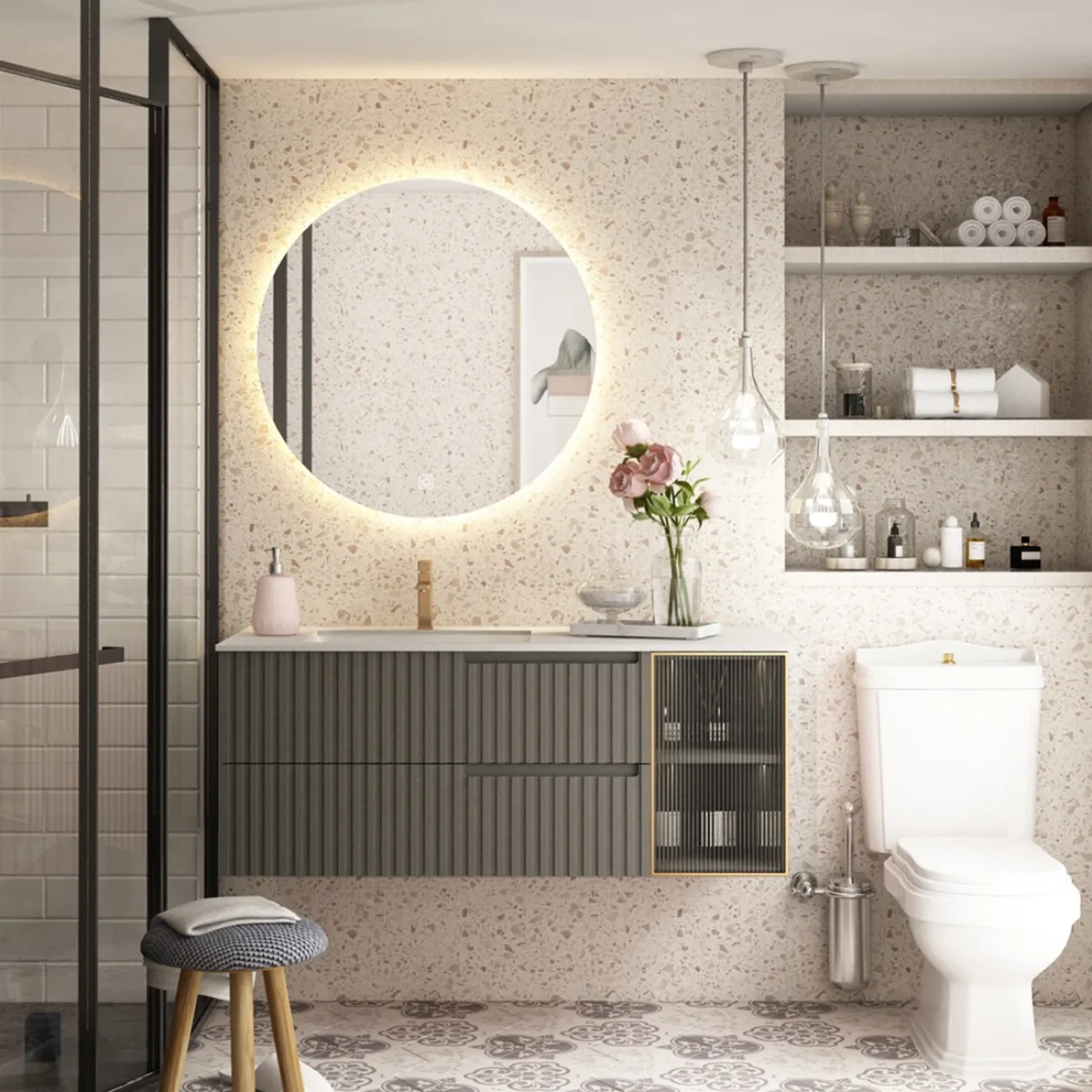 Мебель для ванной LaLume AR22168-23 подвесная