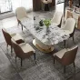 Обеденный стол с мраморной столешницей LaLume MB22332-23