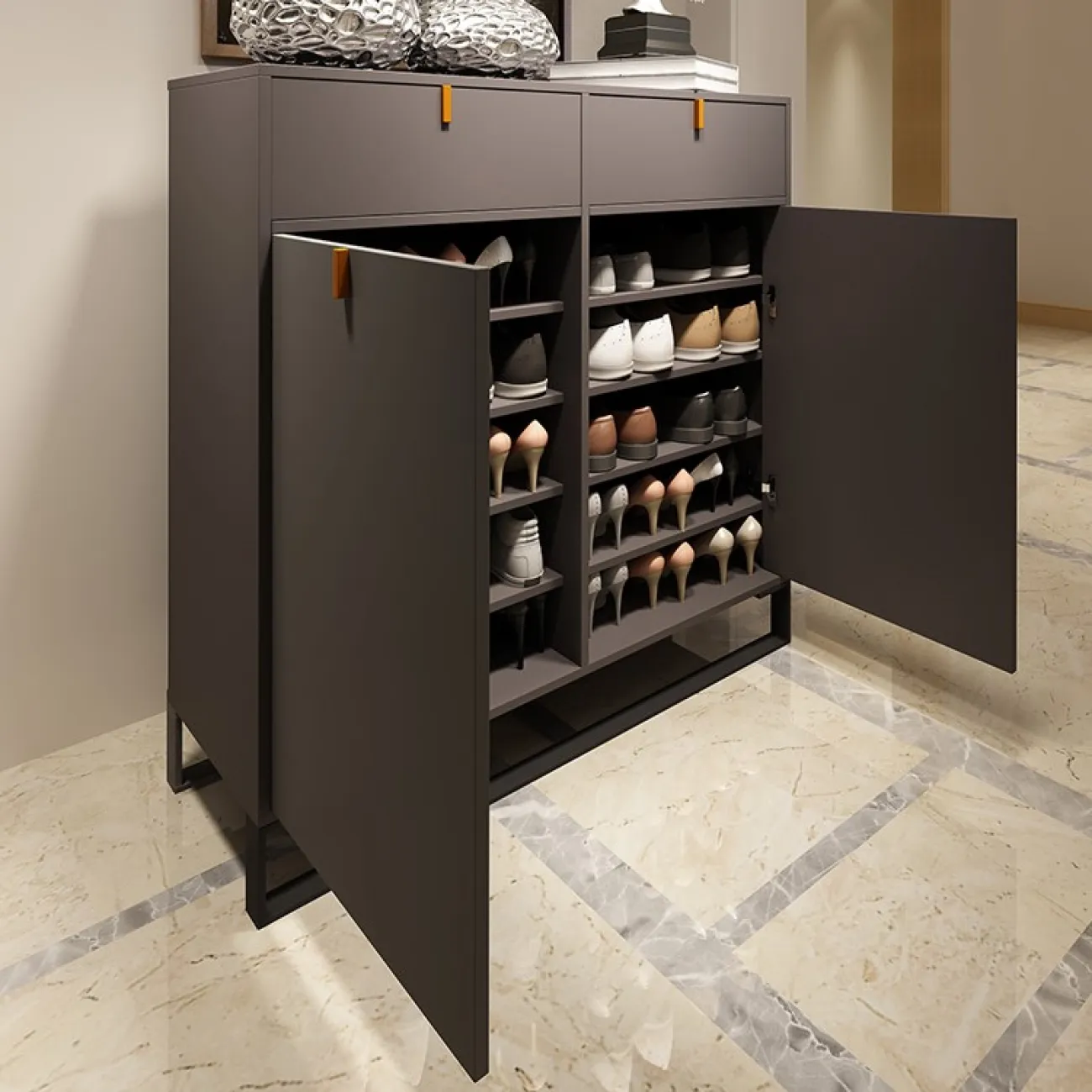 Шкаф для обуви LaLume MB22347-22 от LaLume Шкаф для обуви LaLume MB22347-22 от LaLume