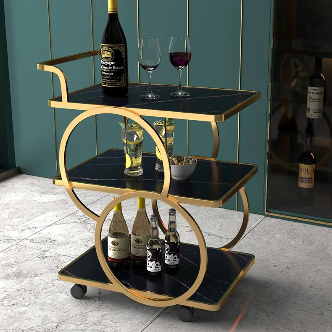 Кофейный стол на колесах LaLume MB22350-22 от LaLume Кофейный стол на колесах LaLume MB22350-22 от LaLume