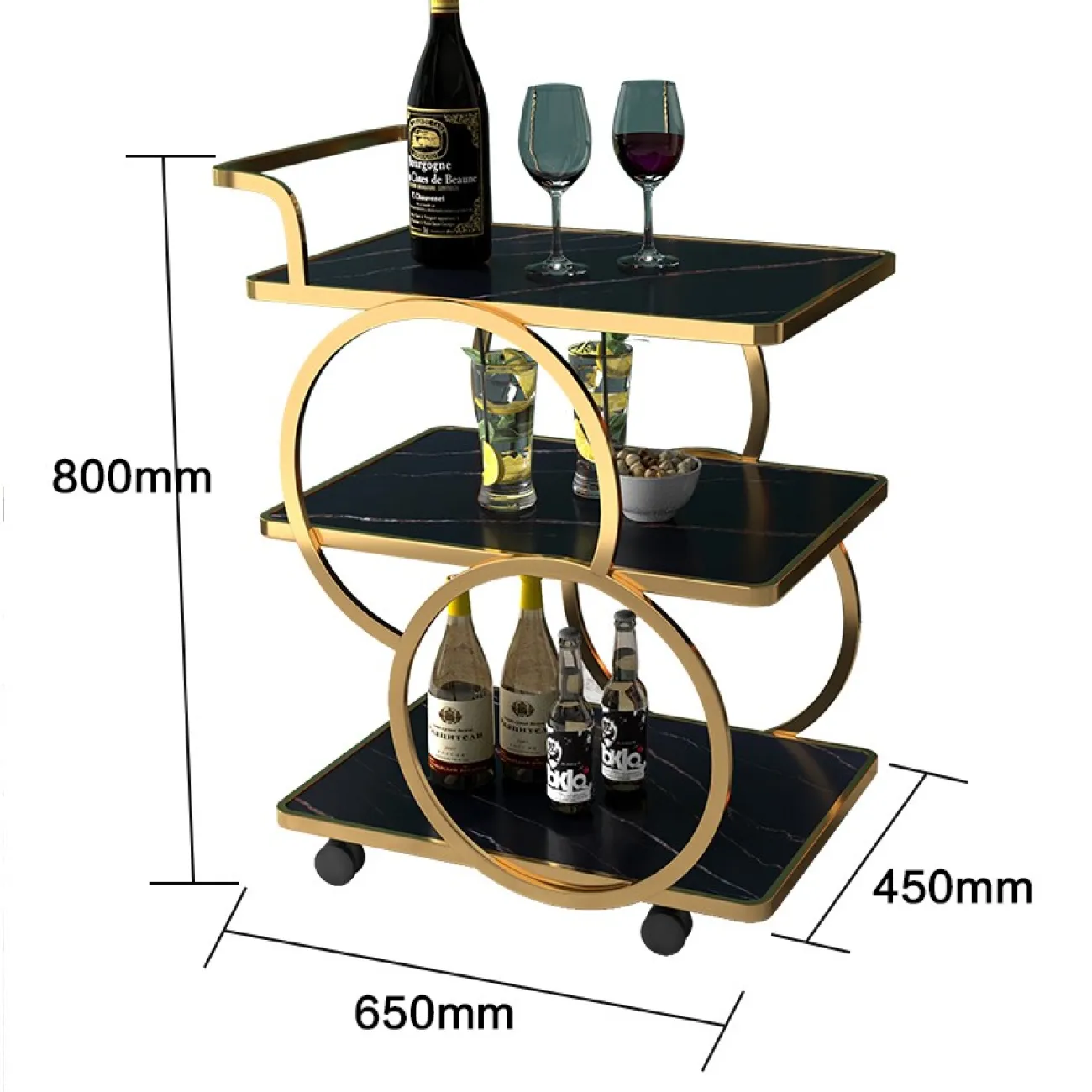 Кофейный стол на колесах LaLume MB22350-22 от LaLume Кофейный стол на колесах LaLume MB22350-22 от LaLume