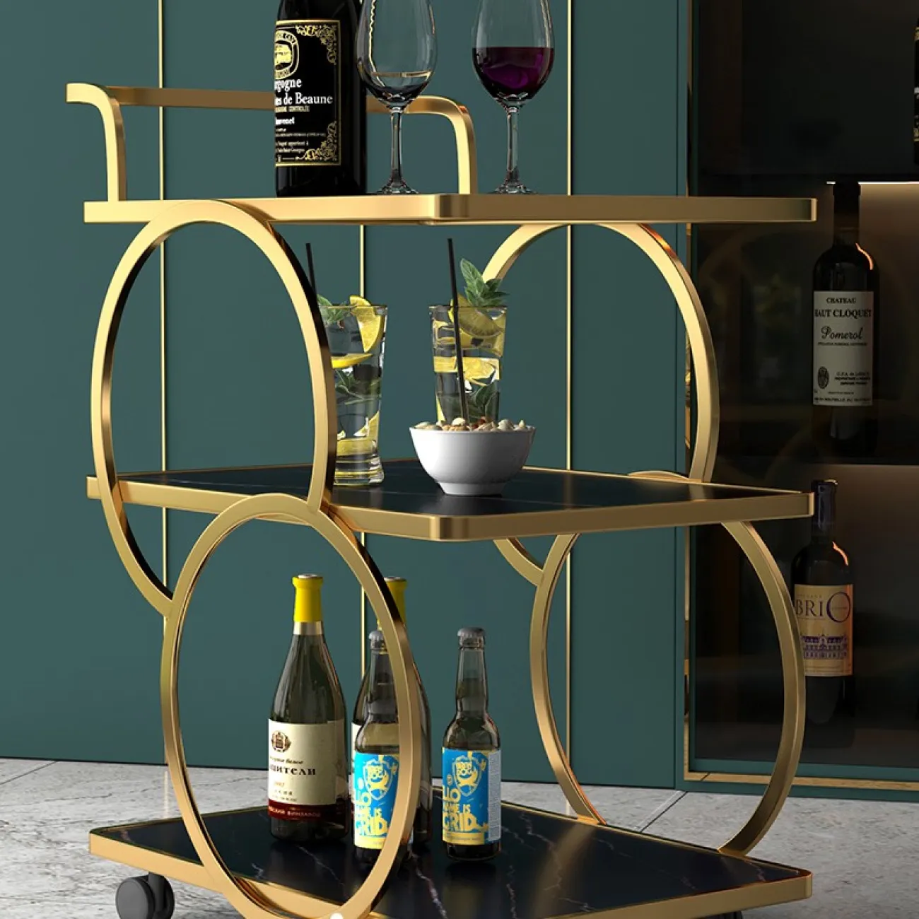 Кофейный стол на колесах LaLume MB22350-22 от LaLume Кофейный стол на колесах LaLume MB22350-22 от LaLume